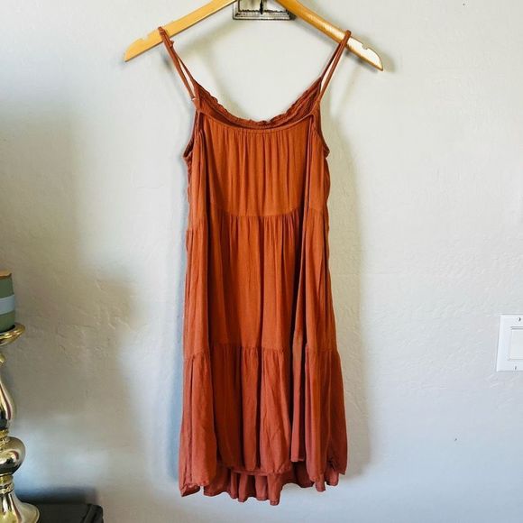 COPY - Z Supply Resort Breezy Crinkle swing dress; lined, adjustable spaghetti … - Picture 7 of 13